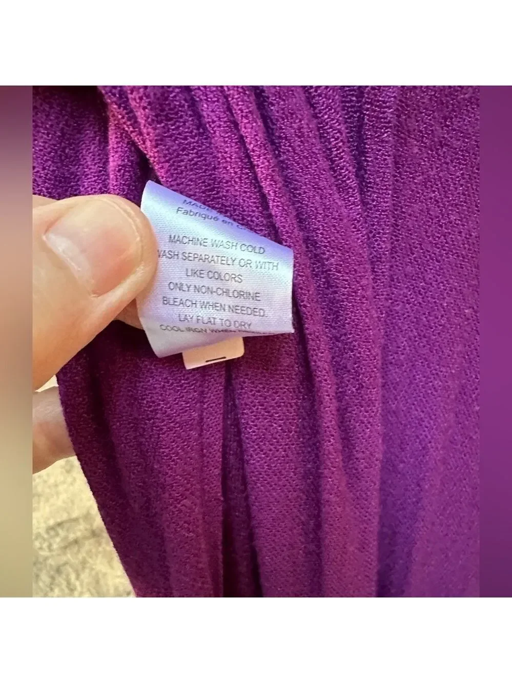 N/A purple tasseled